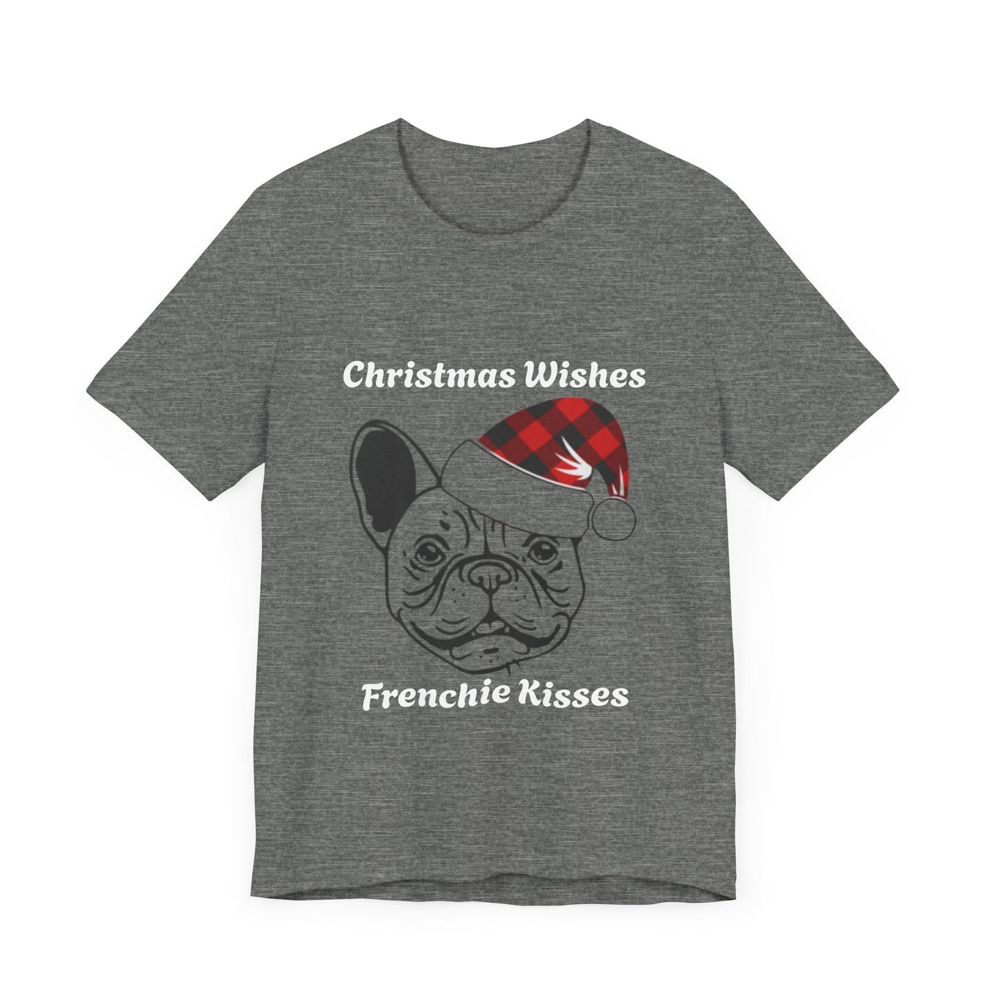 French Bulldog Santa Hat Tee