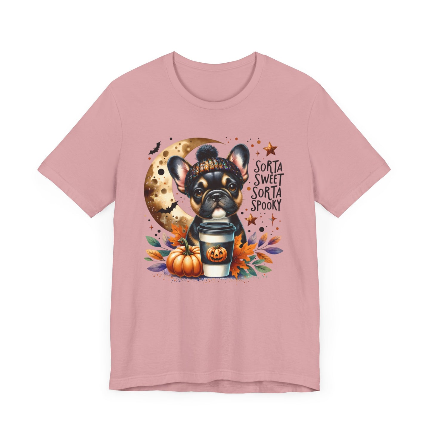 Fall frenchie Unisex Jersey Short Sleeve Tee