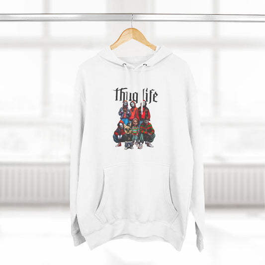 Thug Life Three-Panel Fleece Hoodie