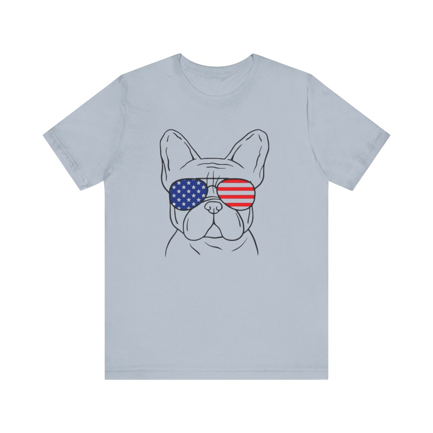 Patriotic Frenchie Unisex Jersey Short Sleeve Tee