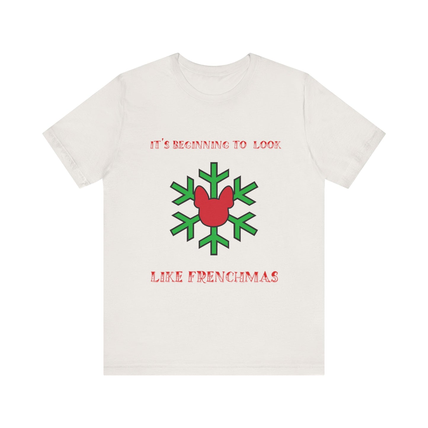 French Bulldog Snowflake Tee