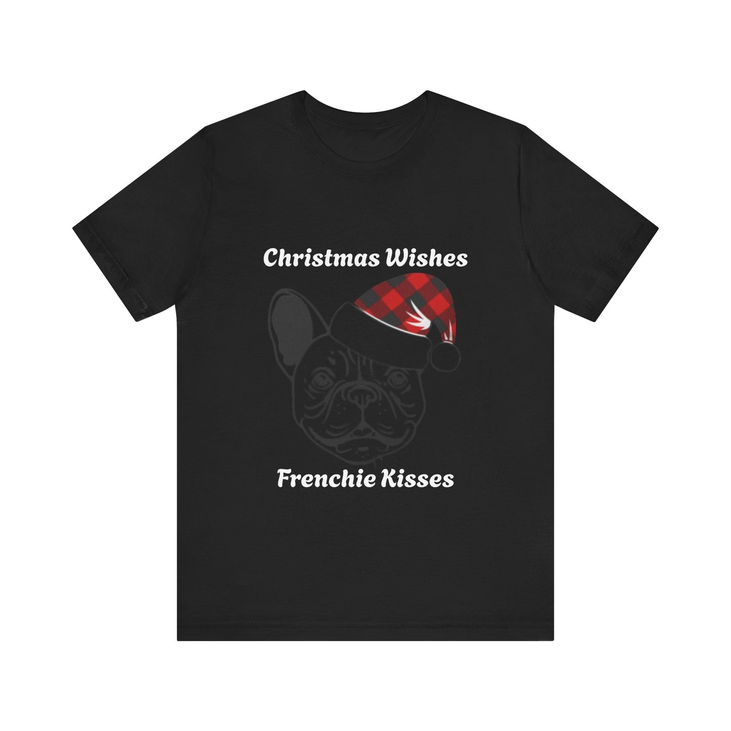 French Bulldog Santa Hat Tee