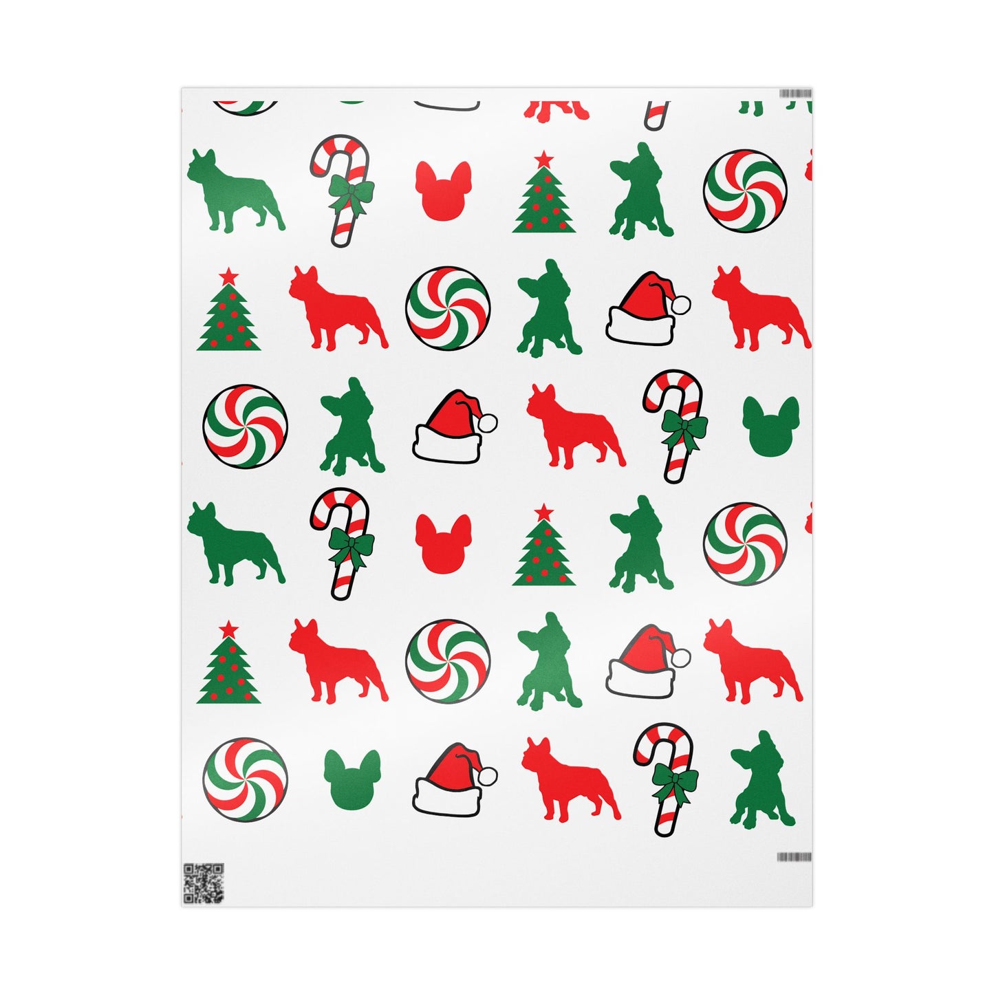 Wrapping Paper - Festive Frenchie