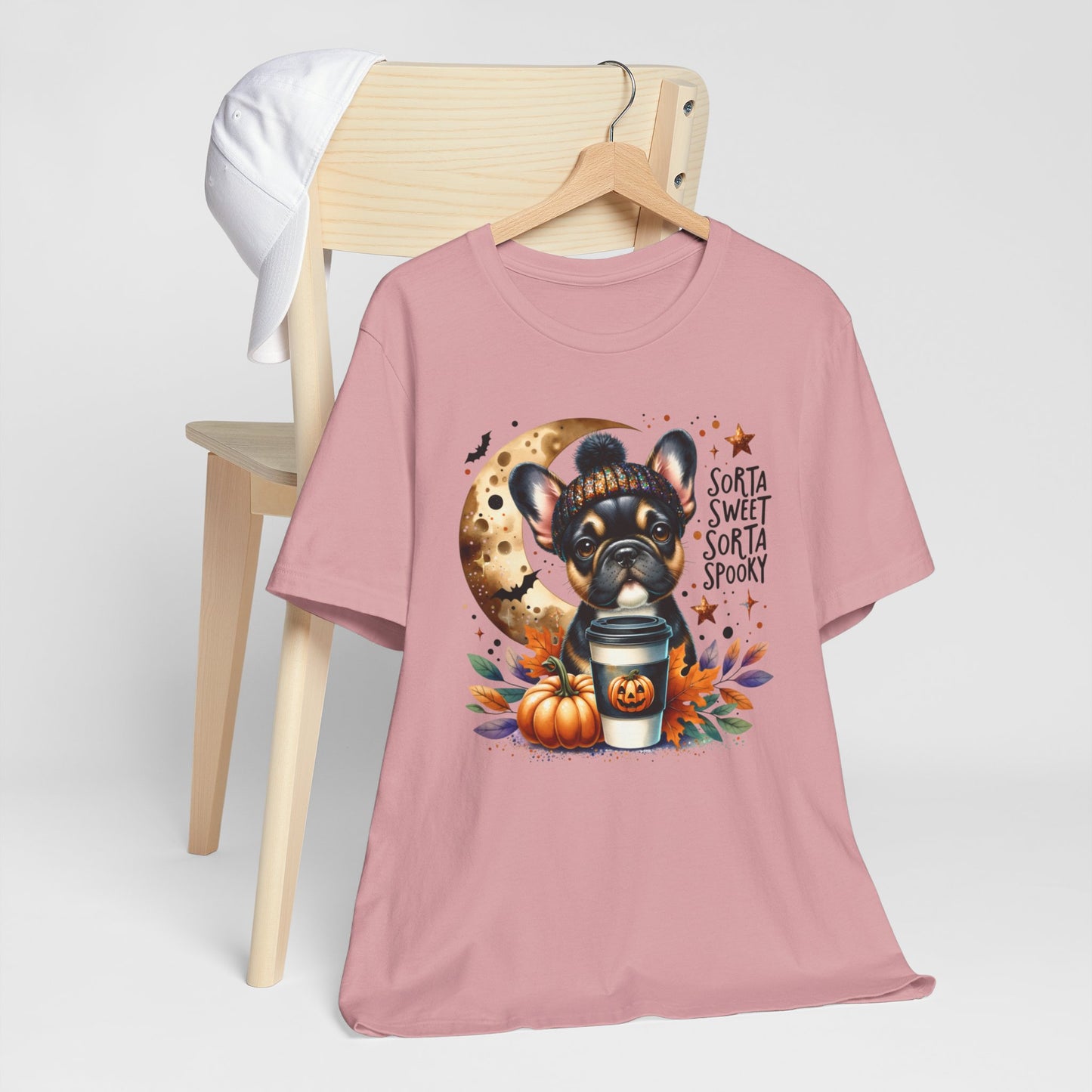 Fall frenchie Unisex Jersey Short Sleeve Tee