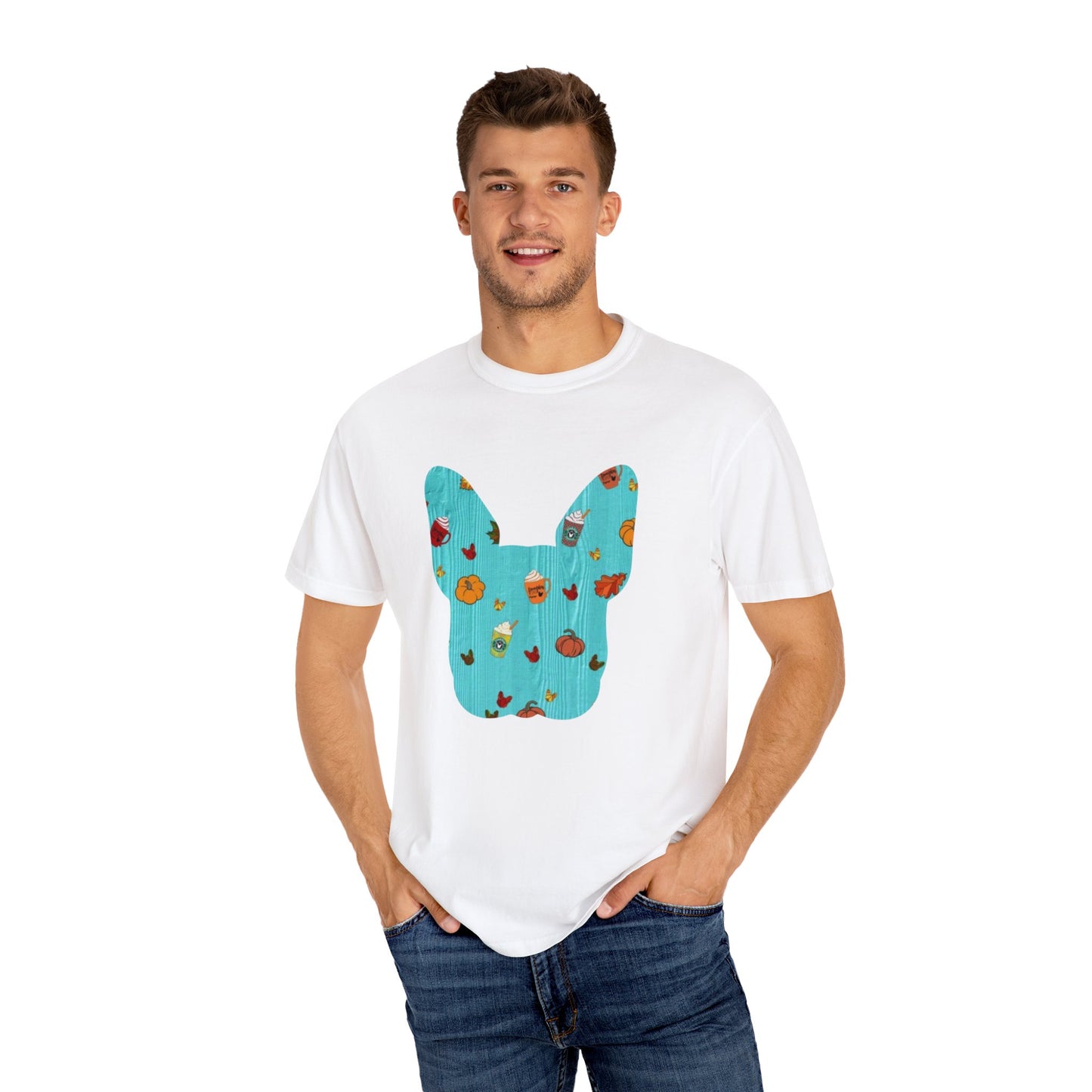 Harvest Frenchie Unisex Garment-Dyed T-shirt