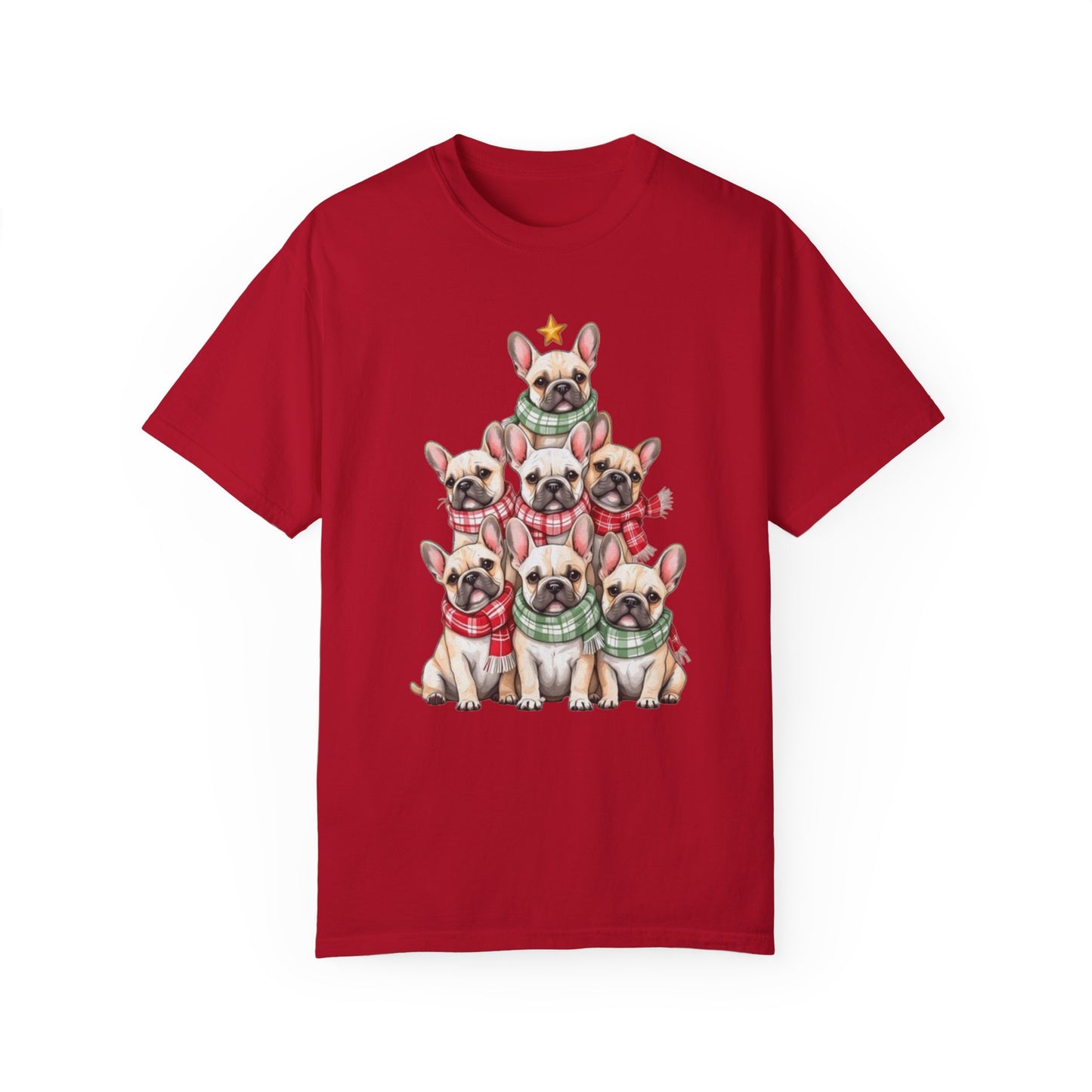 French Bulldog Christmas Tree T-shirt