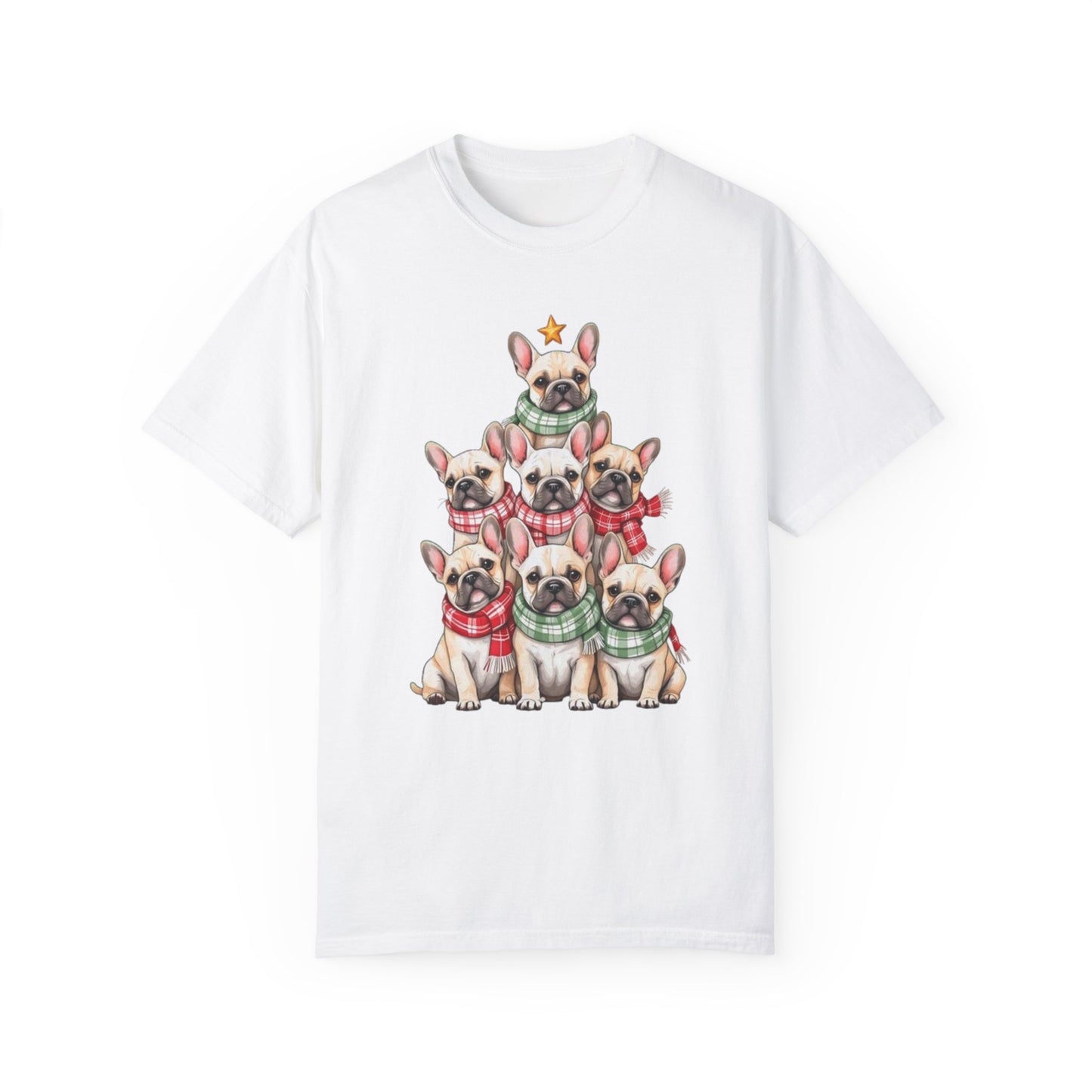 French Bulldog Christmas Tree T-shirt