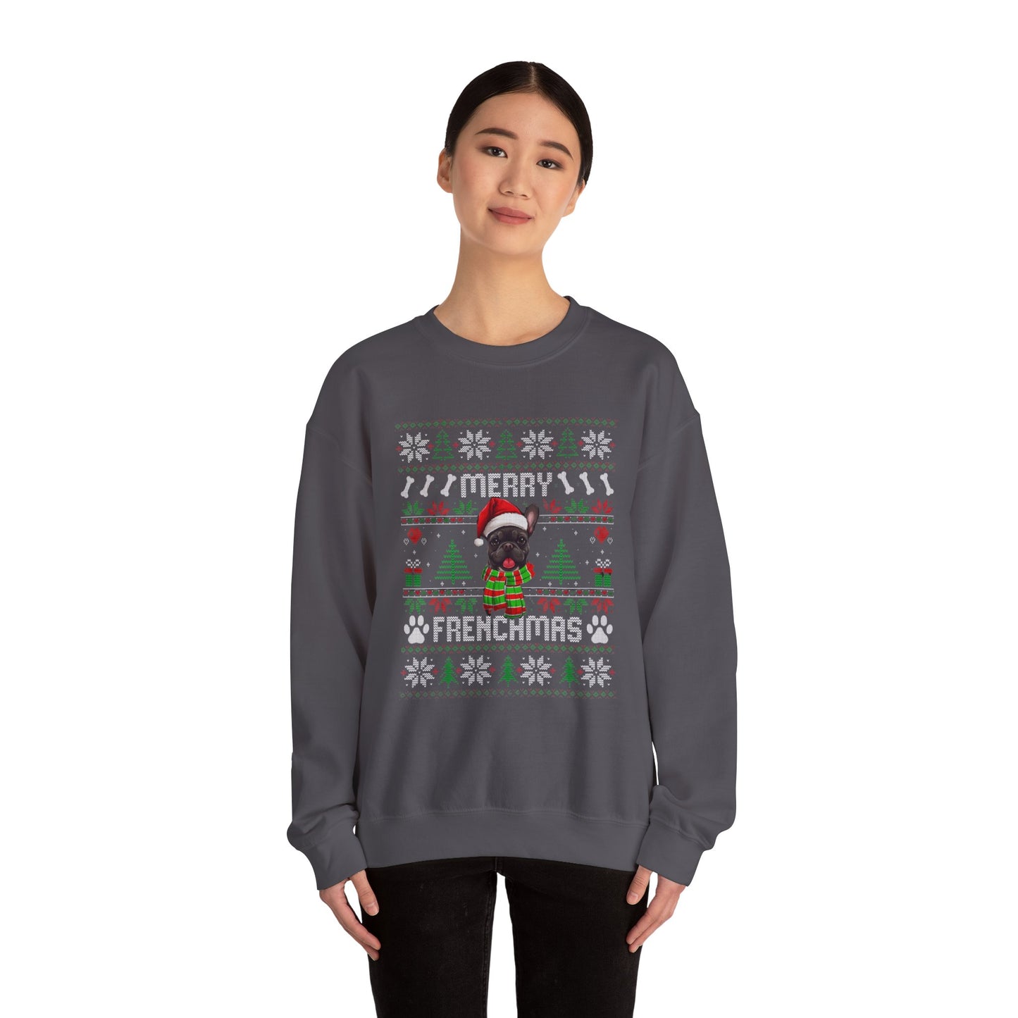 Merry Frenchmas Crew neck Sweatshirt