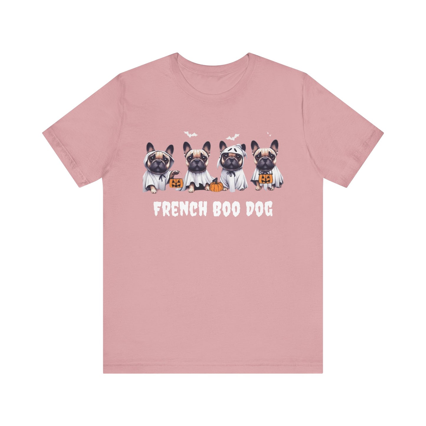 French Boo Dog Halloween Tee