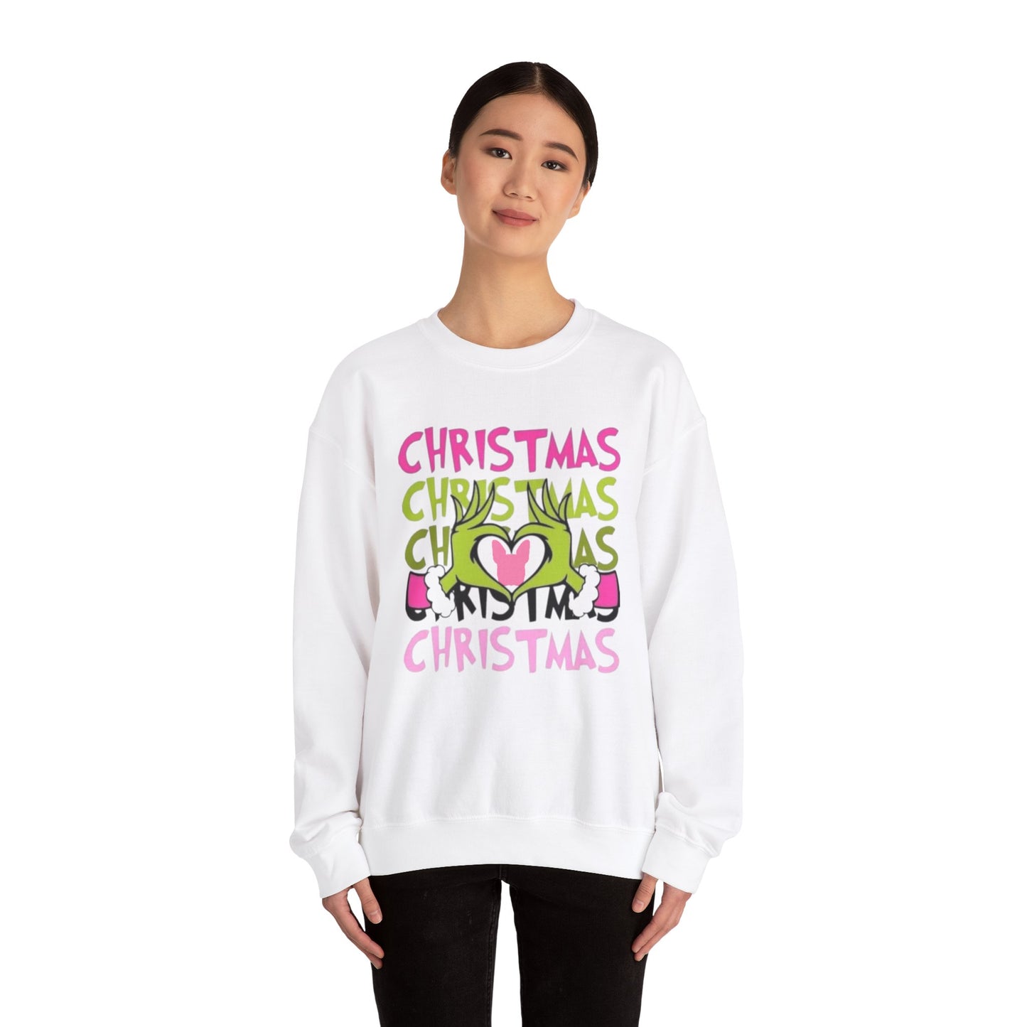 Frenchie Grinch Sweatshirt Silhouette Design