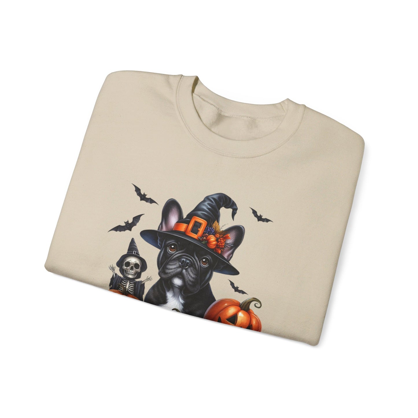 Frenchie Witch Unisex Heavy Blend™ Crewneck Sweatshirt