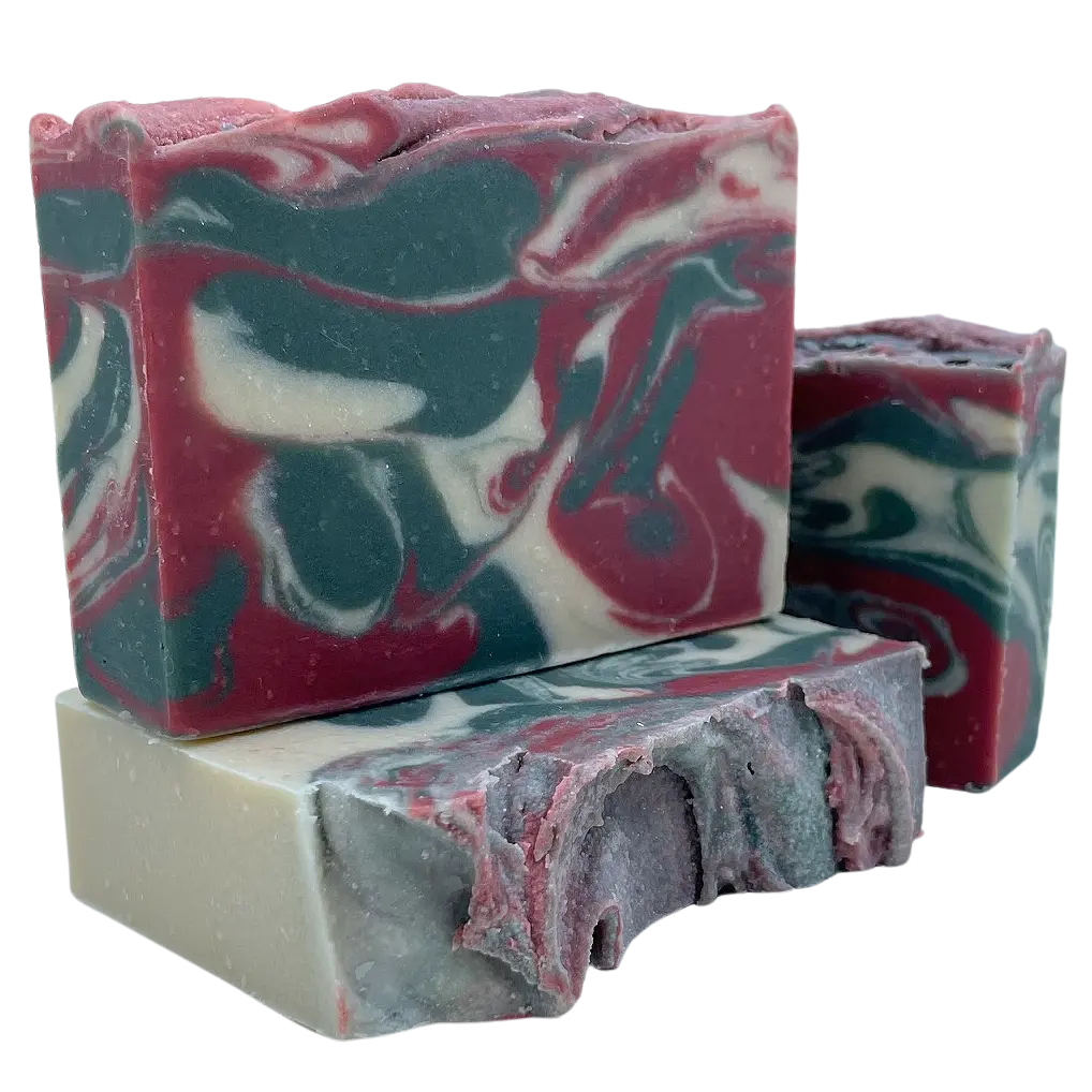 White Christmas Goats Milk Soap: