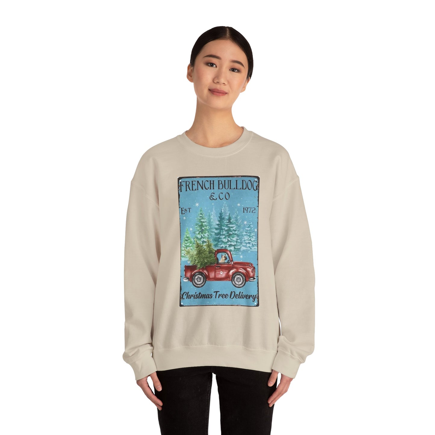 French Bulldog Crewneck Sweatshirt - Tree Company Design