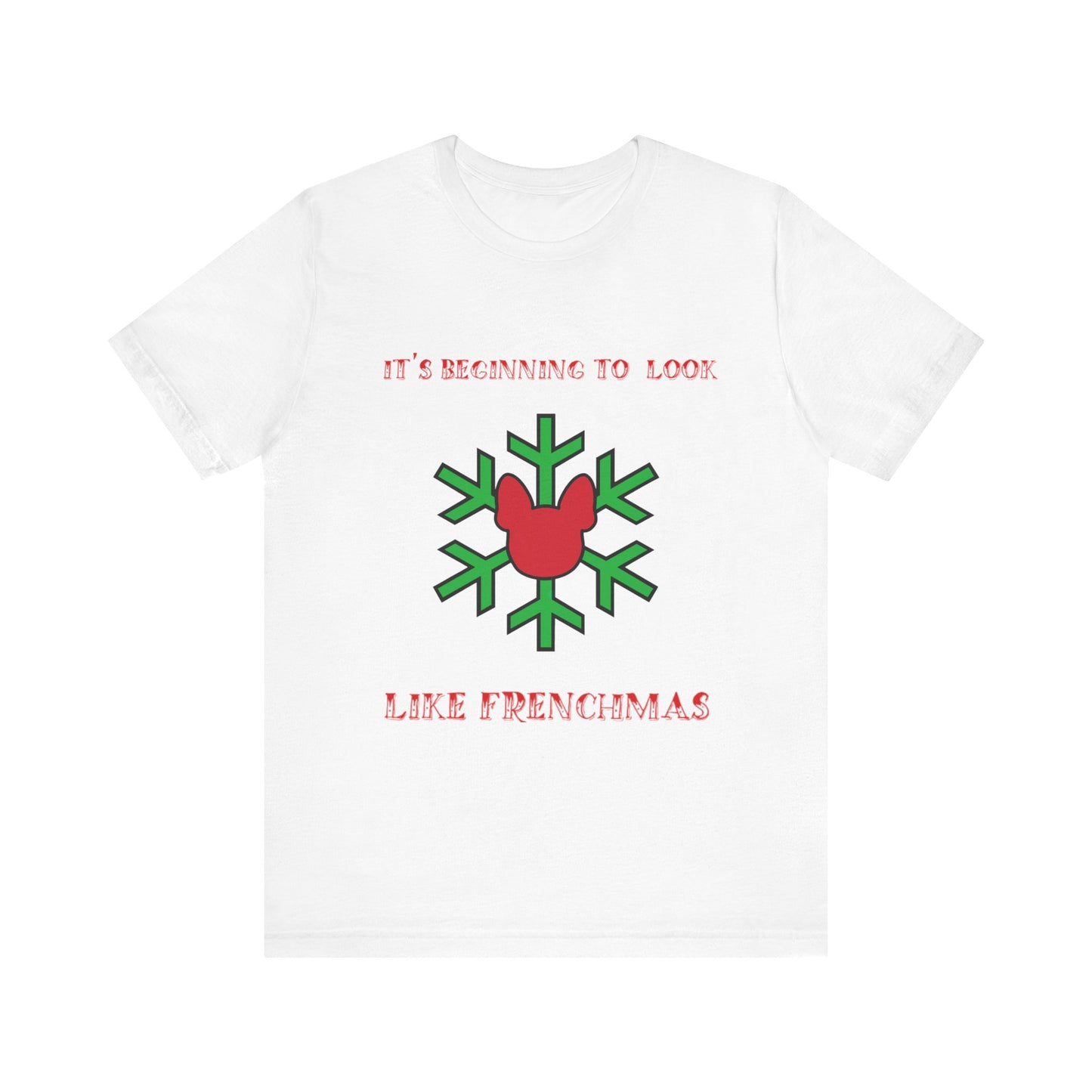 French Bulldog Snowflake Tee