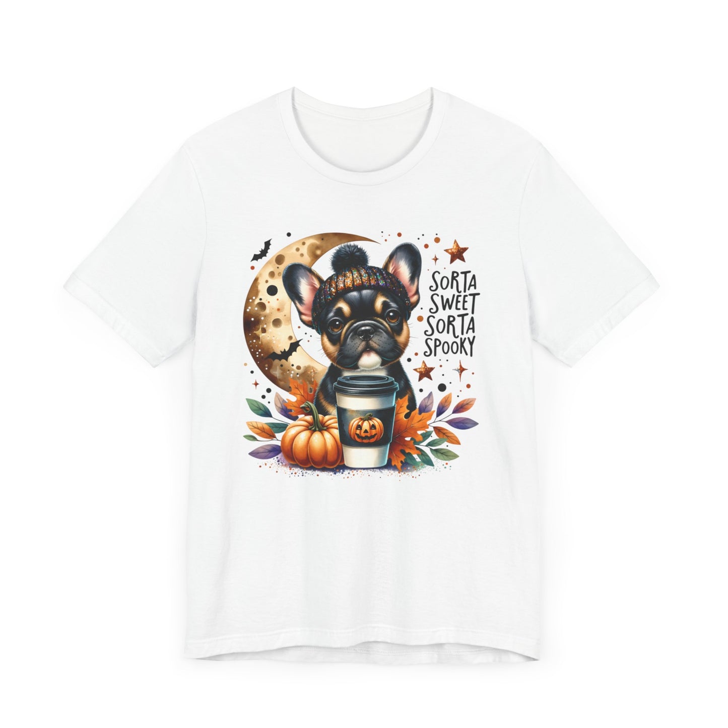 Fall frenchie Unisex Jersey Short Sleeve Tee