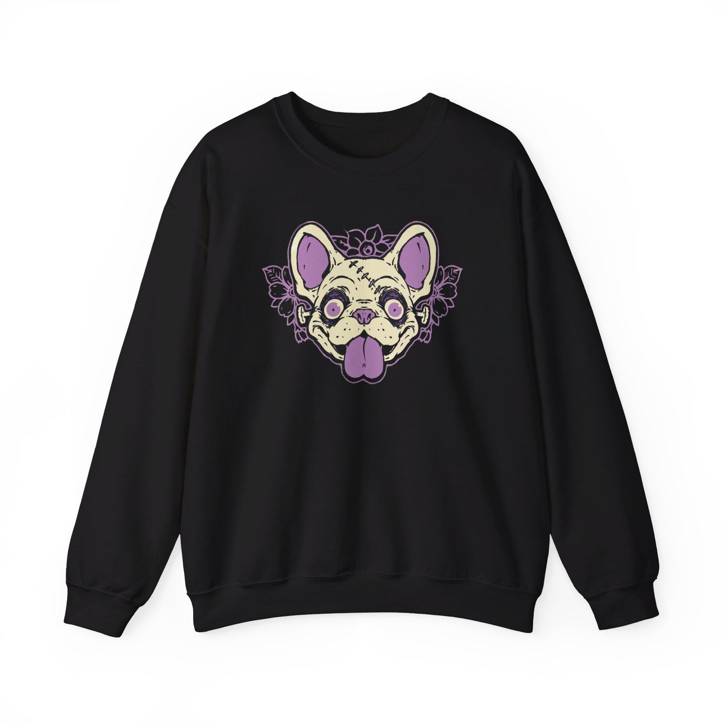 Zombie Frenchie Unisex Heavy Blend™ Crewneck Sweatshirt