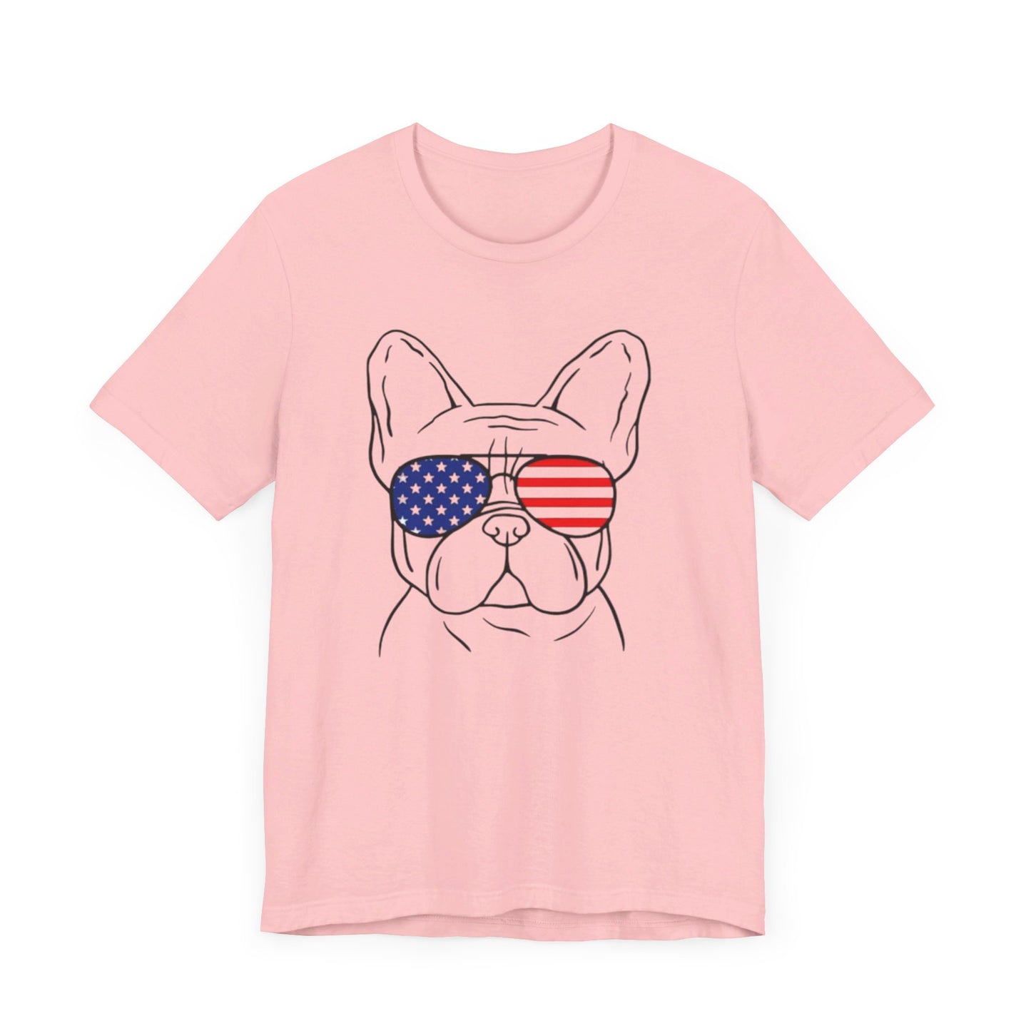 Patriotic Frenchie Unisex Jersey Short Sleeve Tee