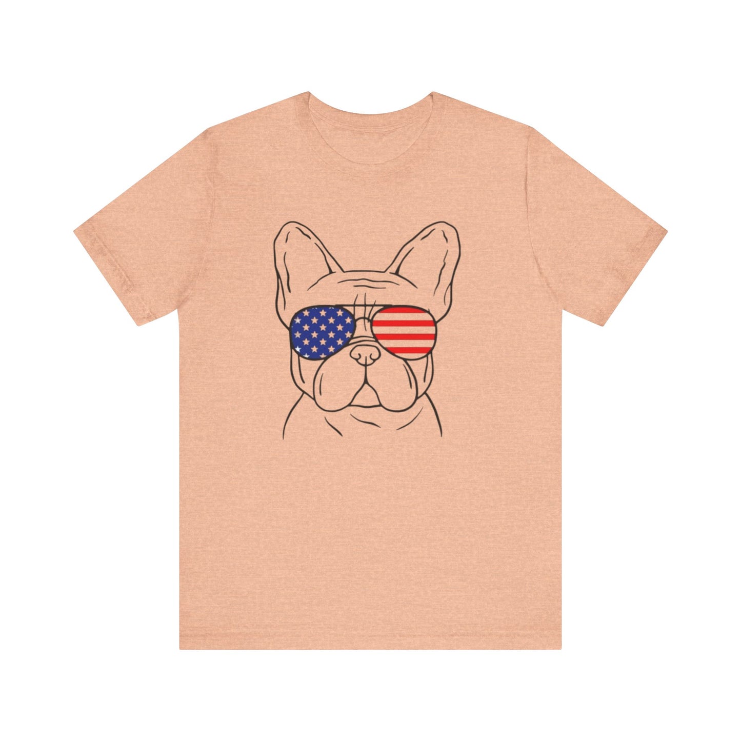 Patriotic Frenchie Unisex Jersey Short Sleeve Tee