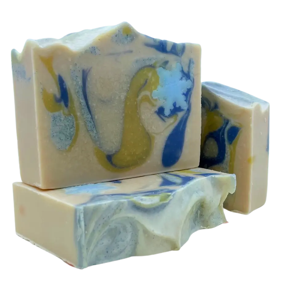 Snowflake and Citrus Goat Milk Soap: