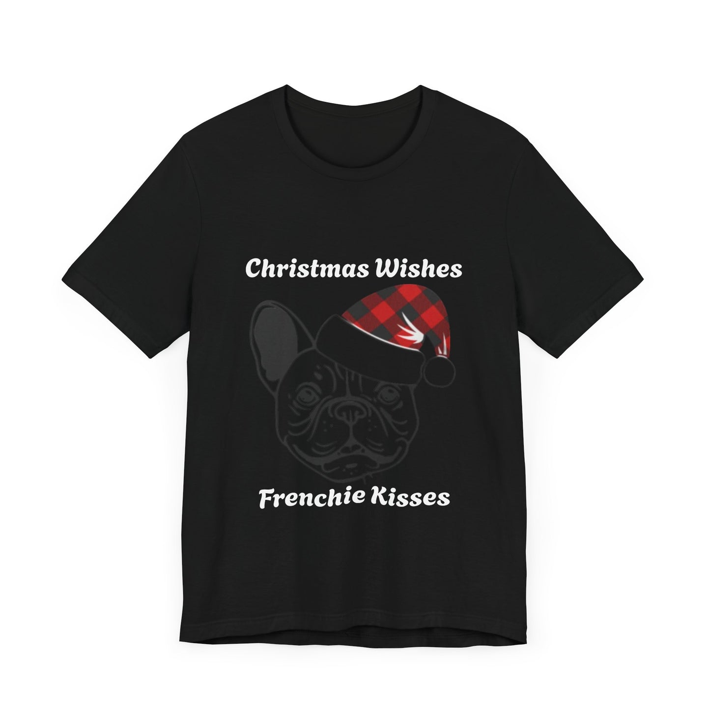 French Bulldog Santa Hat Tee