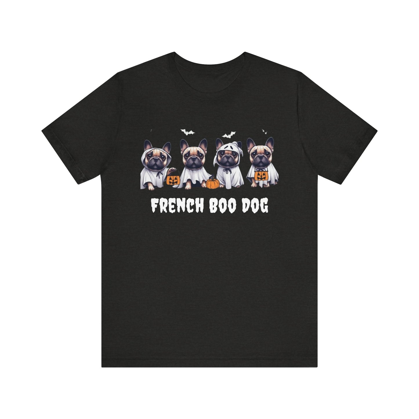 French Boo Dog Halloween Tee