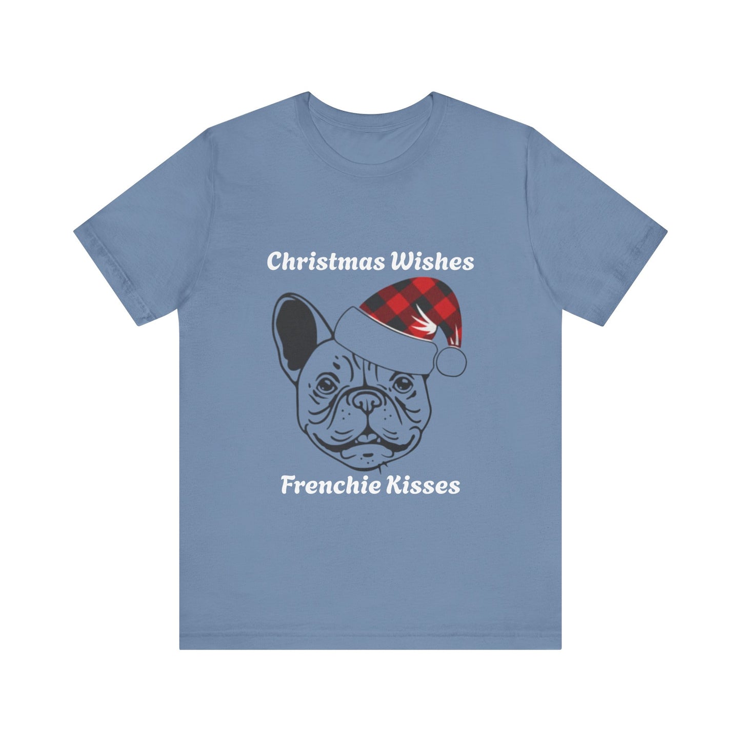 French Bulldog Santa Hat Tee