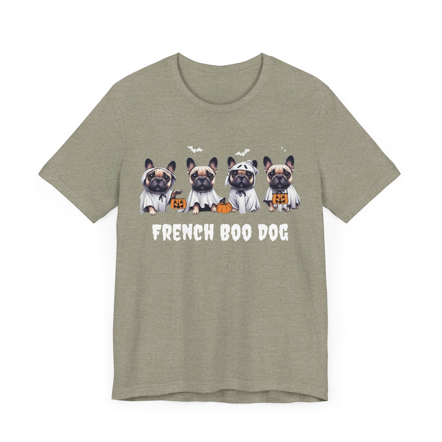 French Boo Dog Halloween Tee