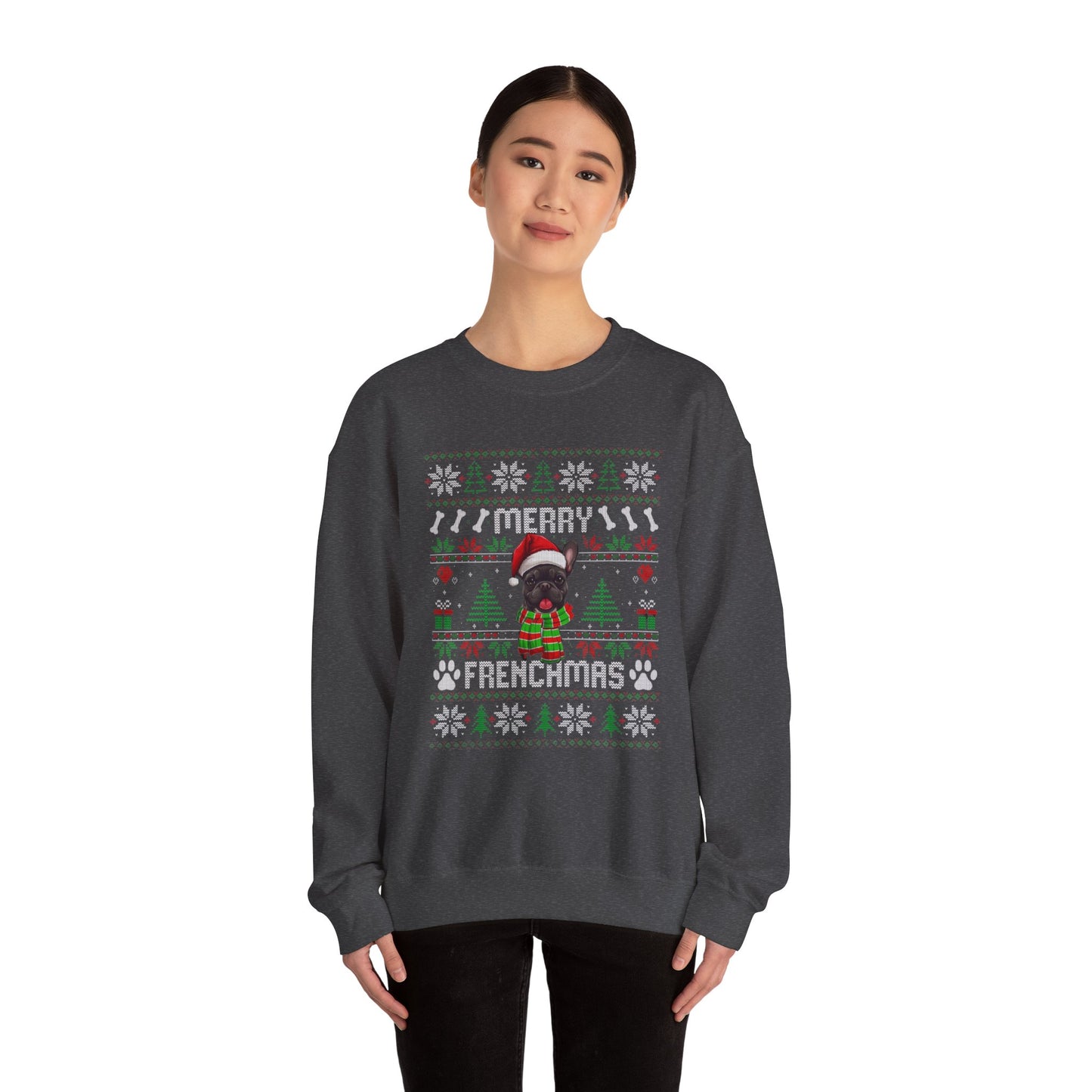 Merry Frenchmas Crew neck Sweatshirt