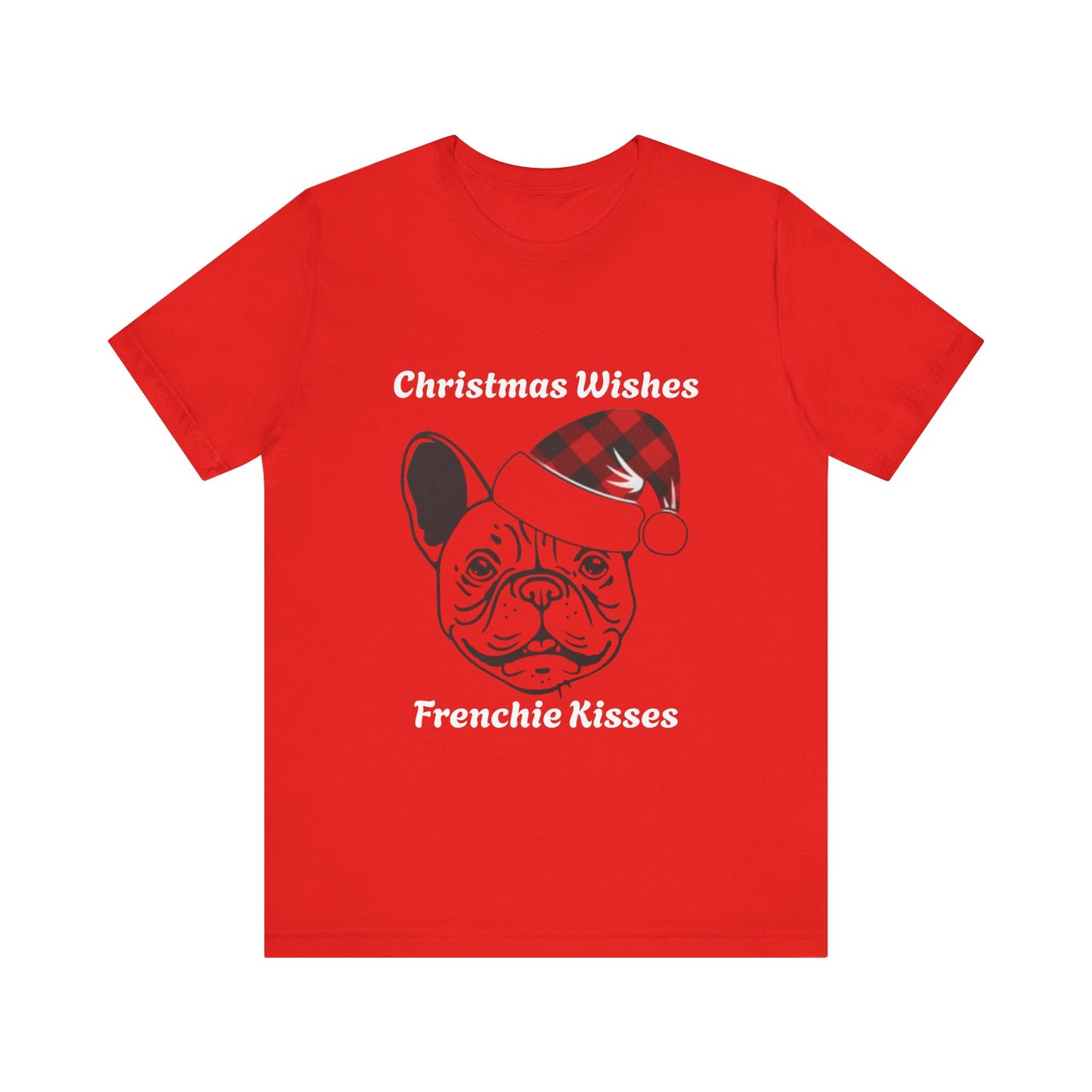 French Bulldog Santa Hat Tee