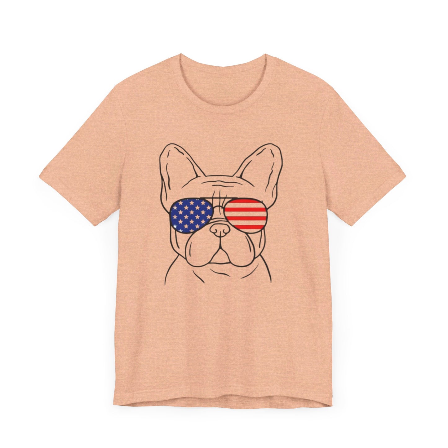 Patriotic Frenchie Unisex Jersey Short Sleeve Tee