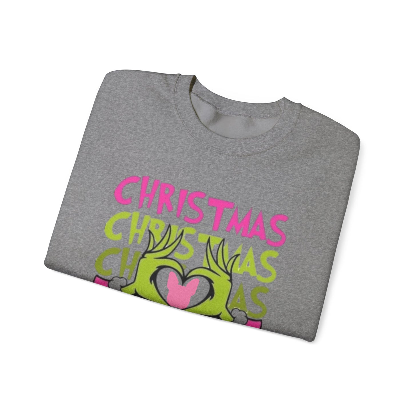 Frenchie Grinch Sweatshirt Silhouette Design