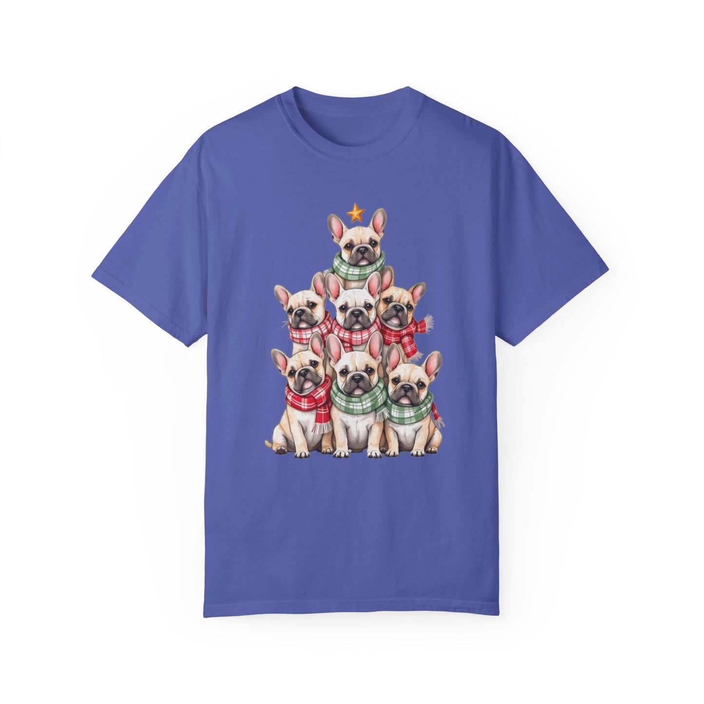 French Bulldog Christmas Tree T-shirt