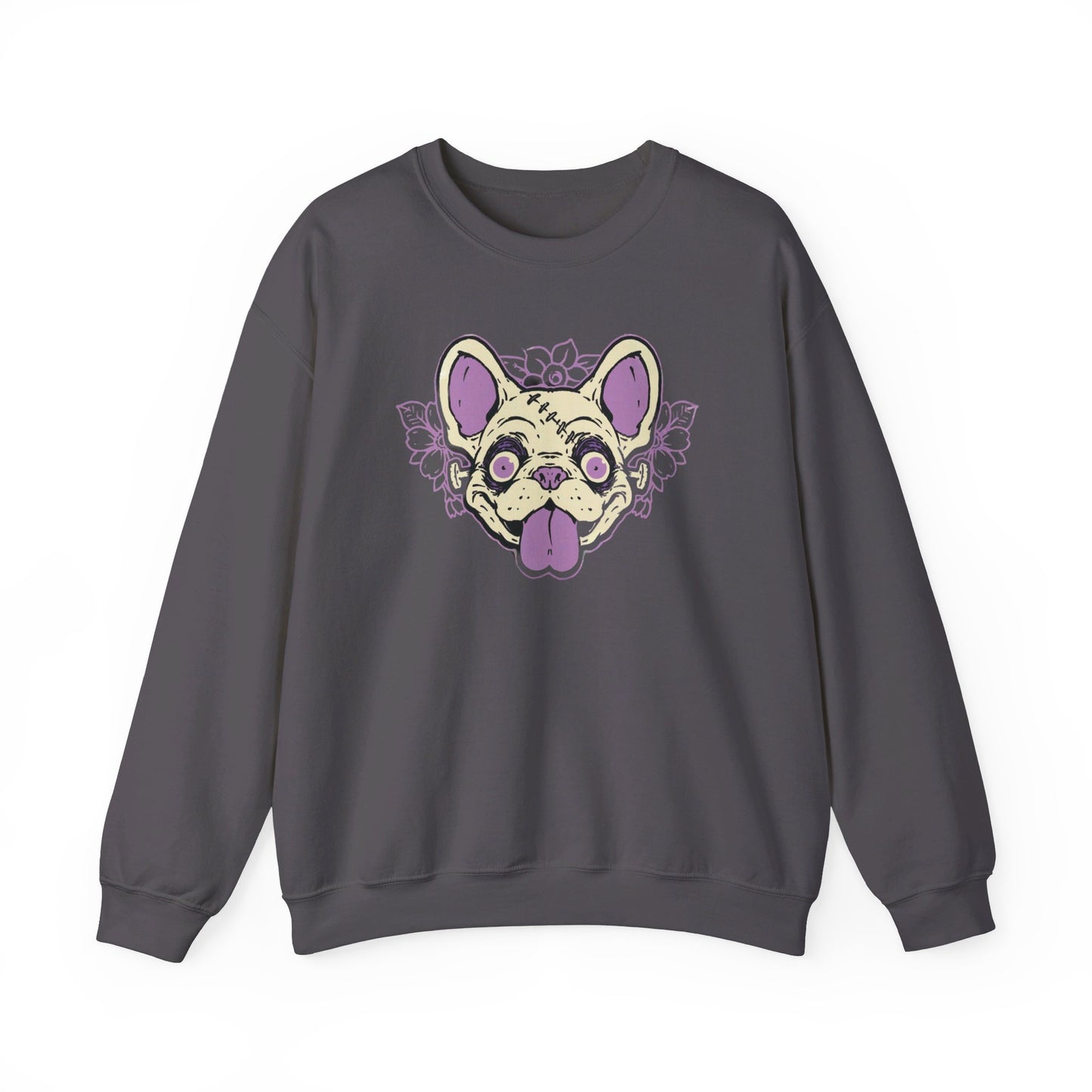 Zombie Frenchie Unisex Heavy Blend™ Crewneck Sweatshirt