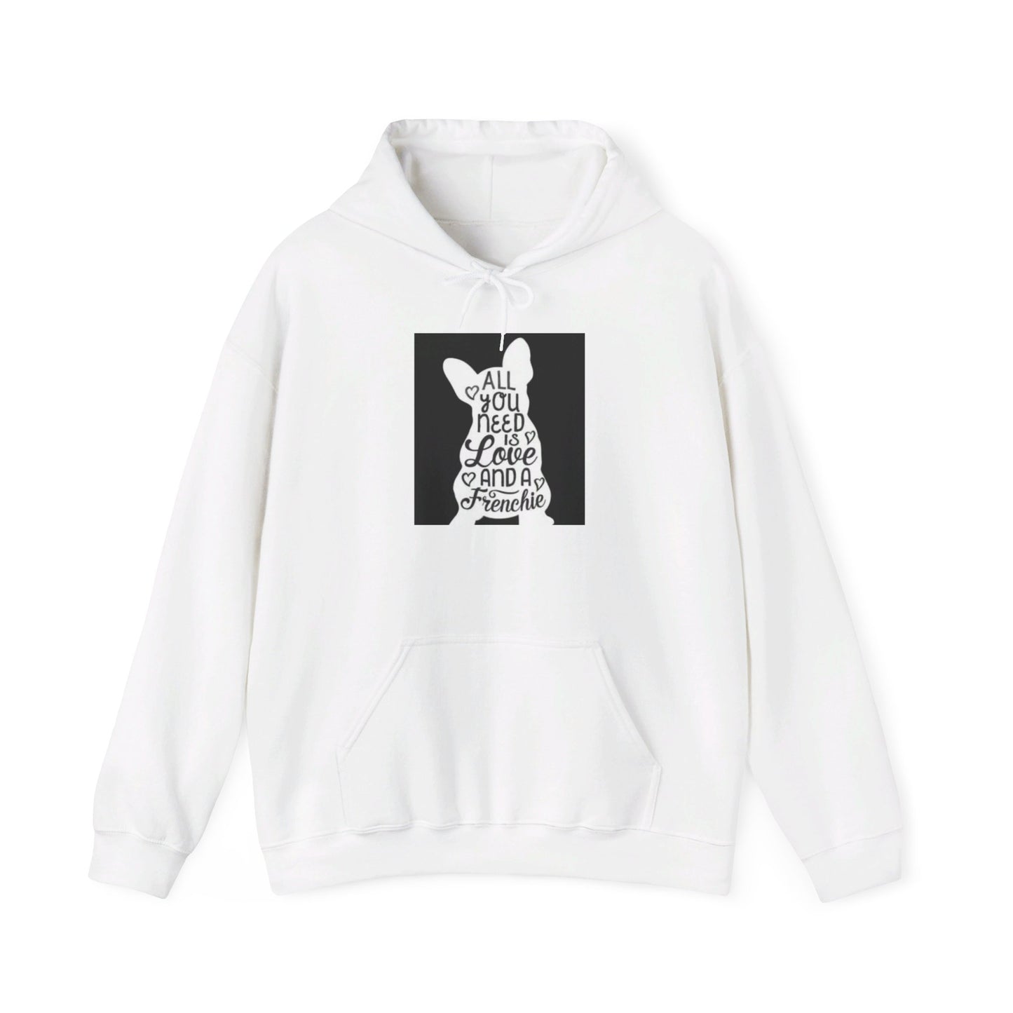 Frenchie Love Unisex Heavy Blend™ Hooded Sweatshirt