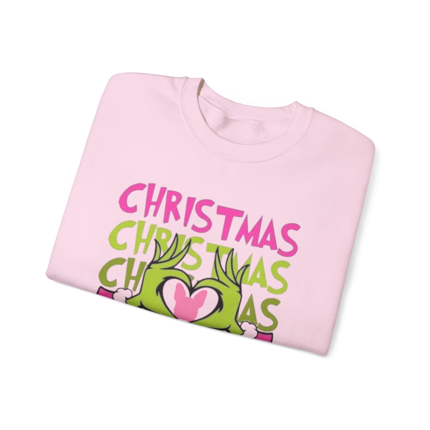 Frenchie Grinch Sweatshirt Silhouette Design