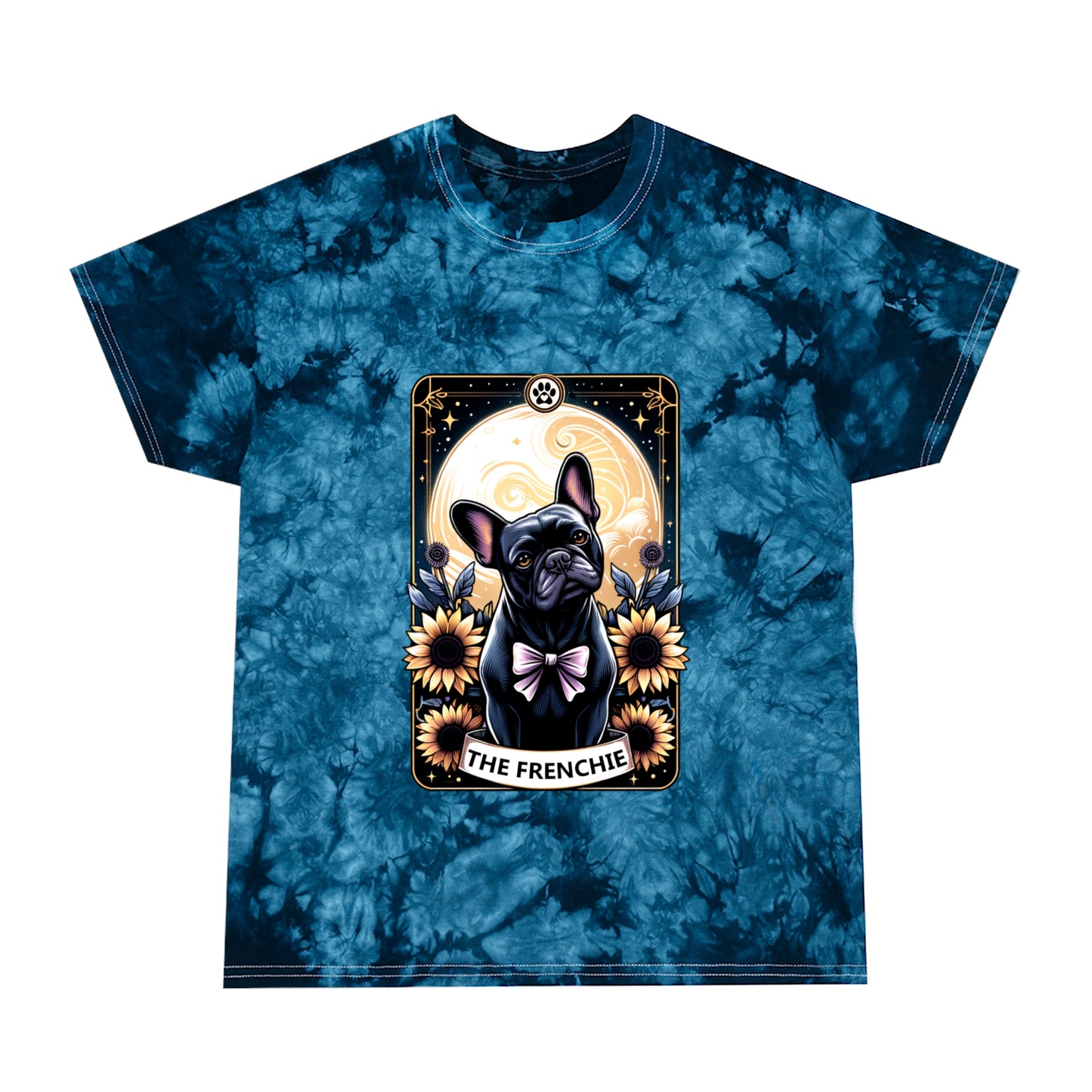 The Frenchie Crystal Tie-Dye Tee