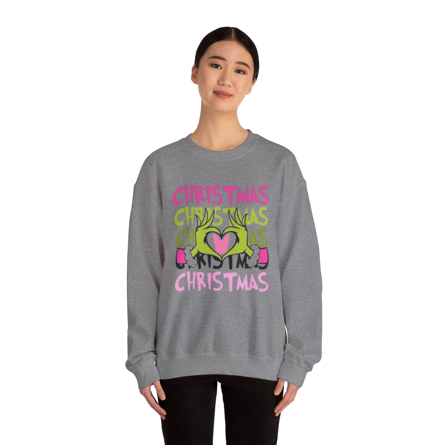 Frenchie Grinch Sweatshirt Silhouette Design