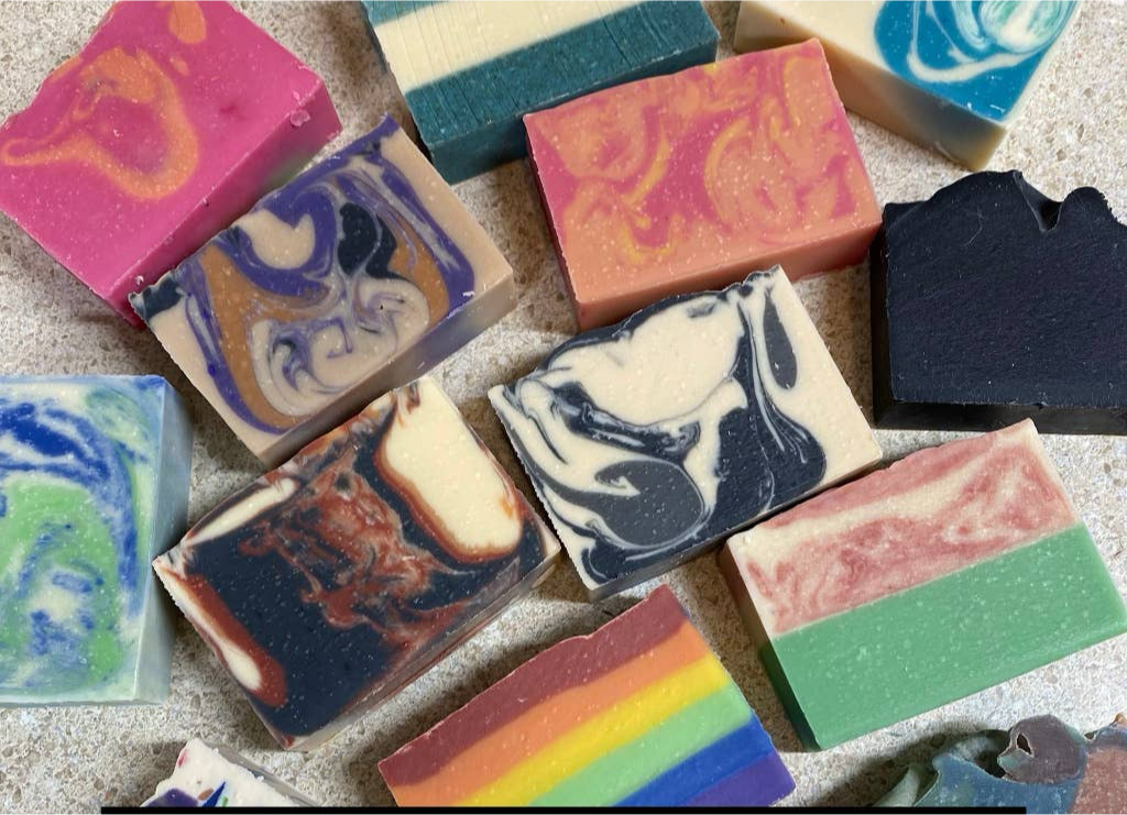 Goats Milk Soap: Rainbow Dreams