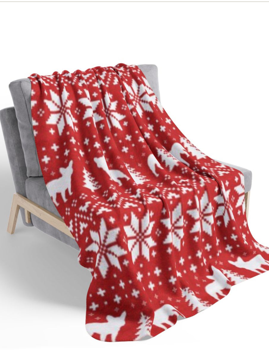 Sherpa Christmas Blanket